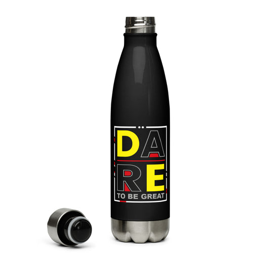 DARE TO BE GREAT Stainless Steel Water Bottle